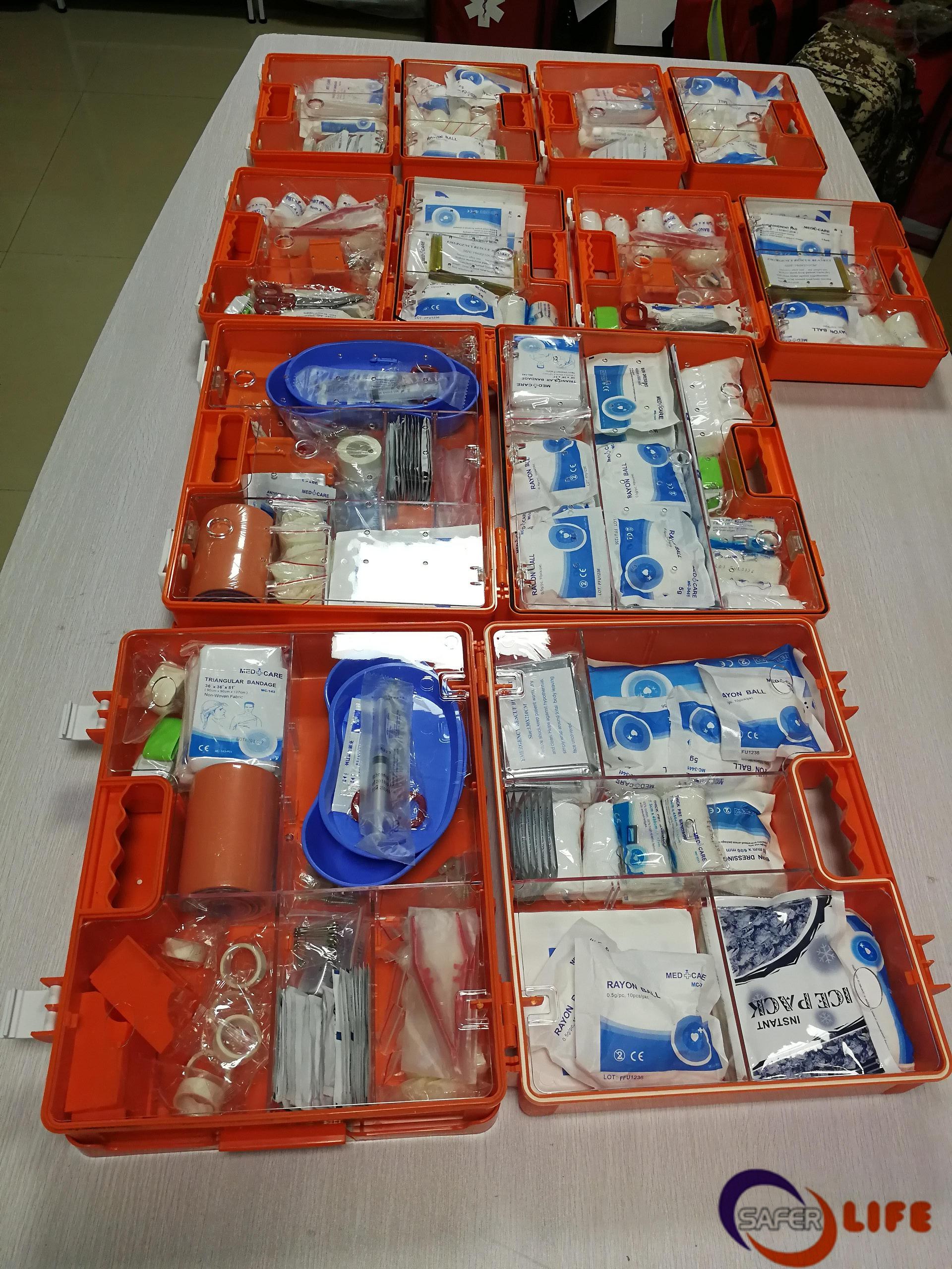 ABS Plastic Wall Mounted First Aid Kit Box Cabinet First Aid Equipment Supplies