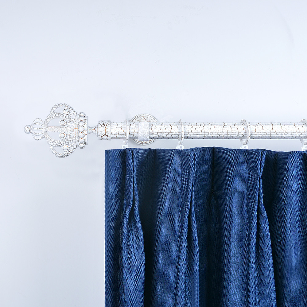 1.6m 2m Pipe Curtain Rods White Golden Single Home Decoration