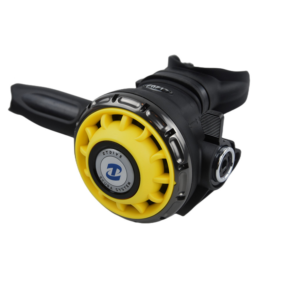 Aluminum Alloy Scuba Diving Regulator Black Yellow Color Length 27"