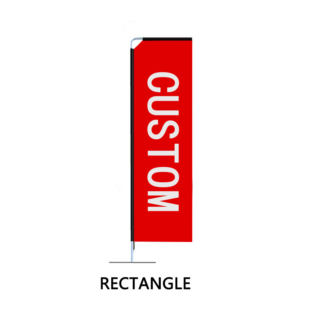 OEM 3.4m Outdoor Banner Flags Feather Flag Banners For Advertising Promotion