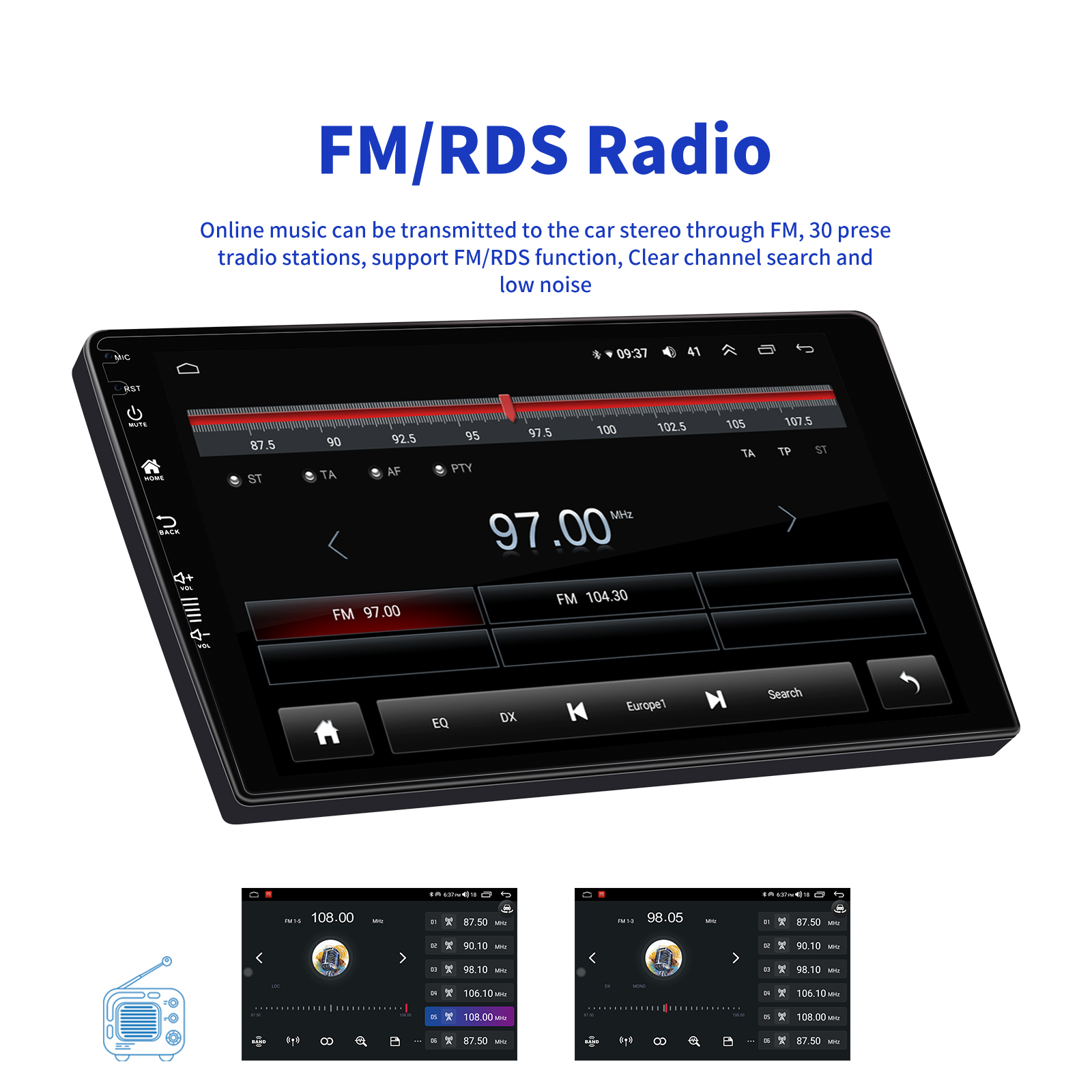 9 inch Android Carplay Multimedia Stereo For NISSAN Patrol GPS Navigation Support DVR