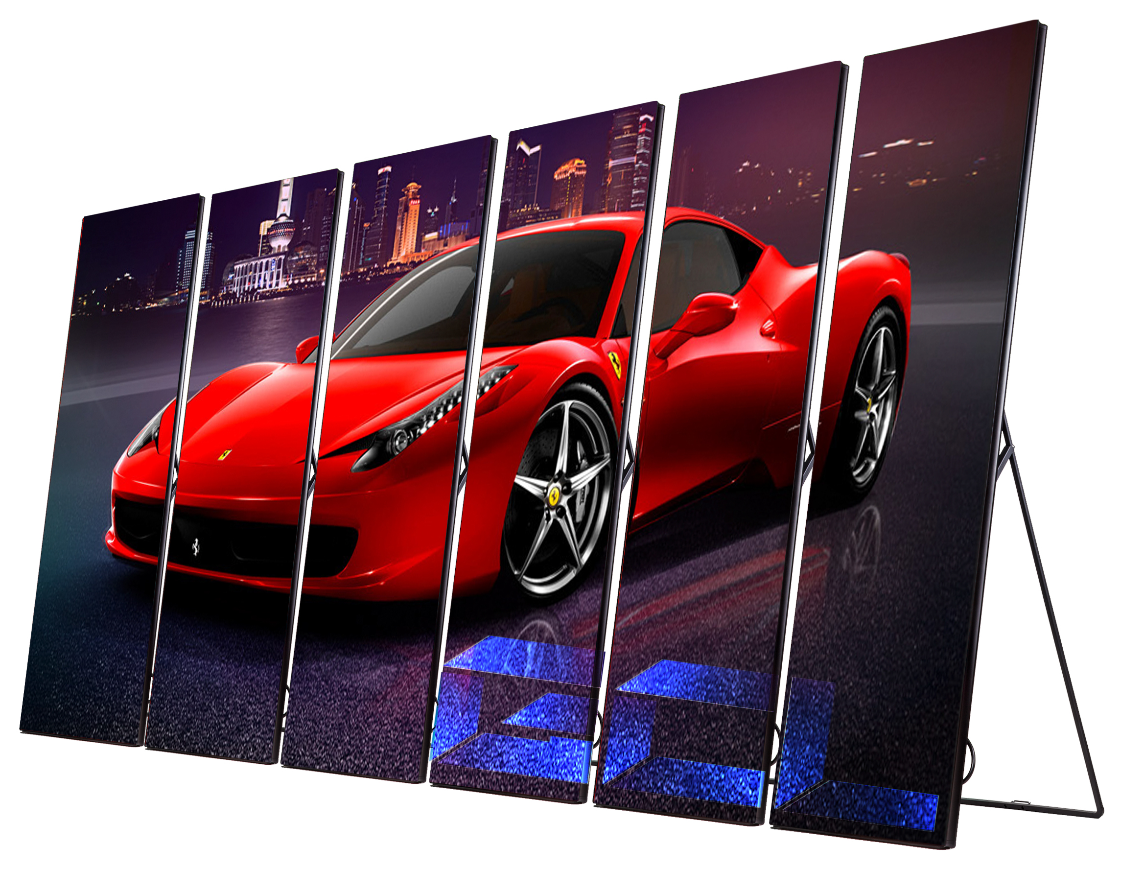 Acrylic Aluminum Lenticular Advertising LED Poster For Shopping Mall
