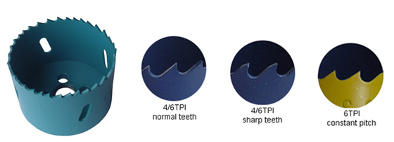 Bi - Metal M3/M42 High Speed Steel Hole Saw For Metal Sheet Red Color