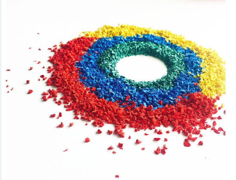 0.5 - 5mm Coloured EPDM Granules Kids Playground Rubber Granules Flooring