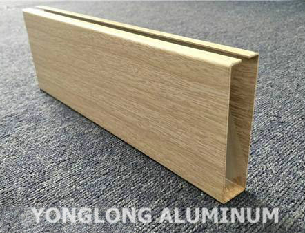 6 M Anodized Aluminum Curtain Wall Profile , Rectangle Aluminum Sliding Door Profile