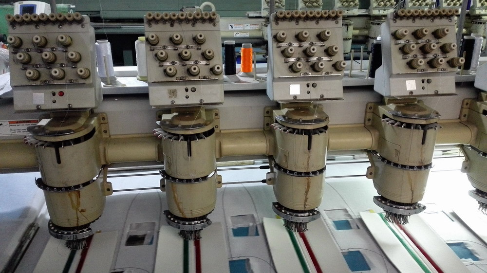 Second Hand Barudan Computerized Embroidery Machine 850rpm Work Speed