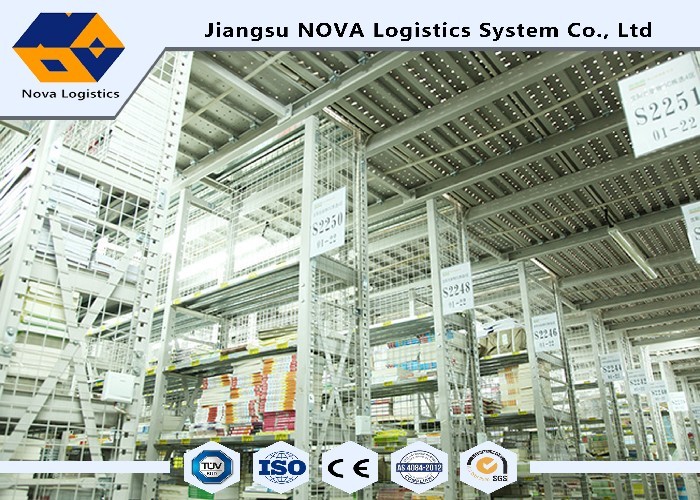 Powder Coating Multi Tier Mezzanine Rack For Large Storage High Load Capacity