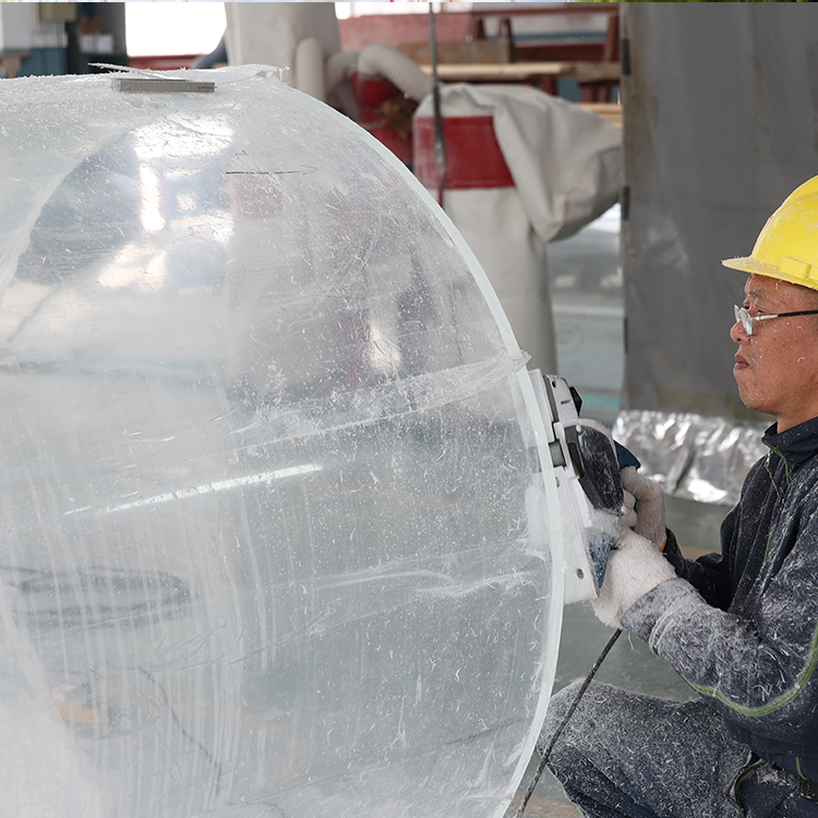 Various Shapes Fiberglass Above Ground Acrylic Swimming Pool with Moulding Processing