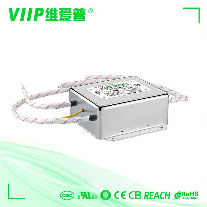 Metal Case 1760VDC AC Line EMI Filter 30A For Electric Device