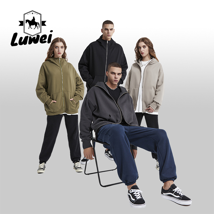 Multi Color over Size Soft Unisex Gym Drawstring Black Mens Pullover 350g Cotton Hoodie Man and Jogger