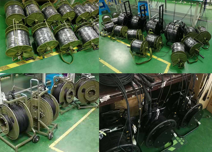 PDLC ODC ODVA Fiber Optic Armoured Cable Remote Radio Head cell Tower 7.0mm BBU RRU Non-metal