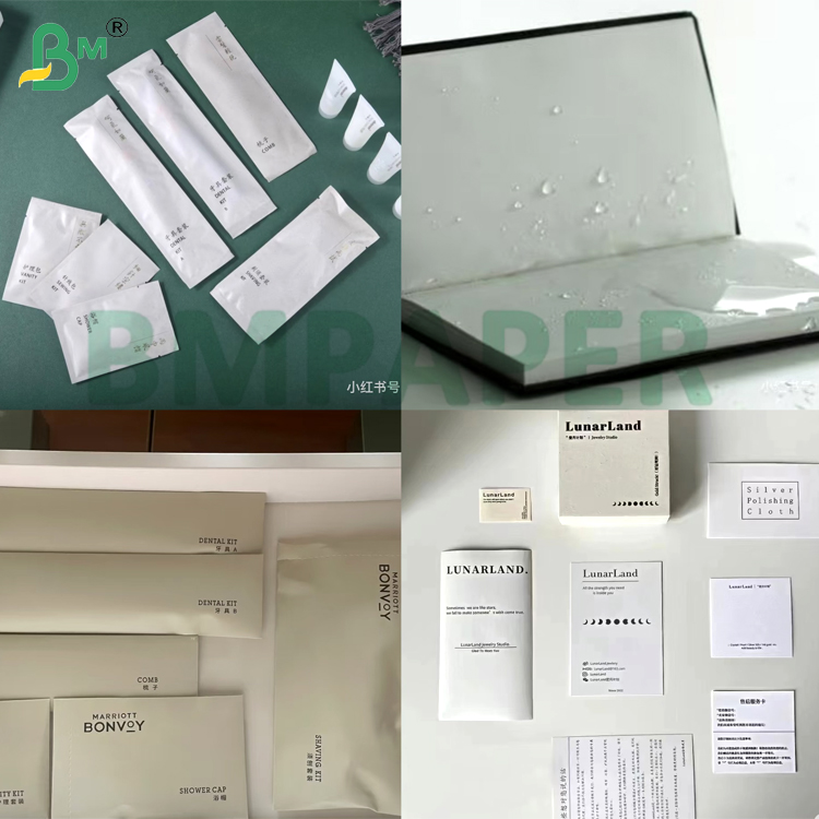 192g - 525g Water Proof High Printing Clarity Stone Paper For Raincoat Shopping Bag