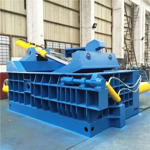 OEM Metal Scrap Briquetting Machine Hydraulic Belling Into Block 125ton