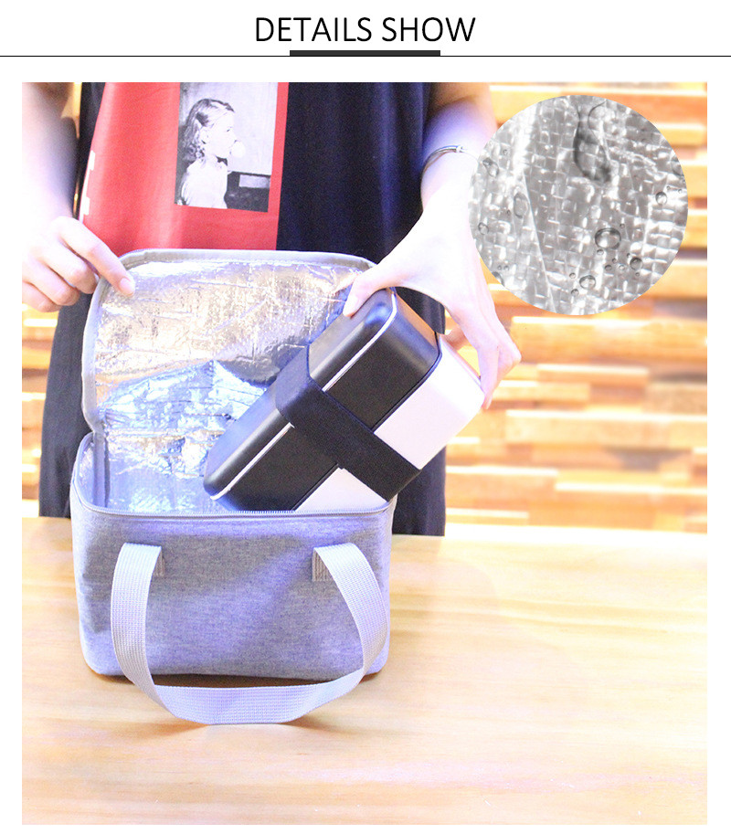 SGS Polyester L21.5cm Insulated Lunch Cooler Bags
