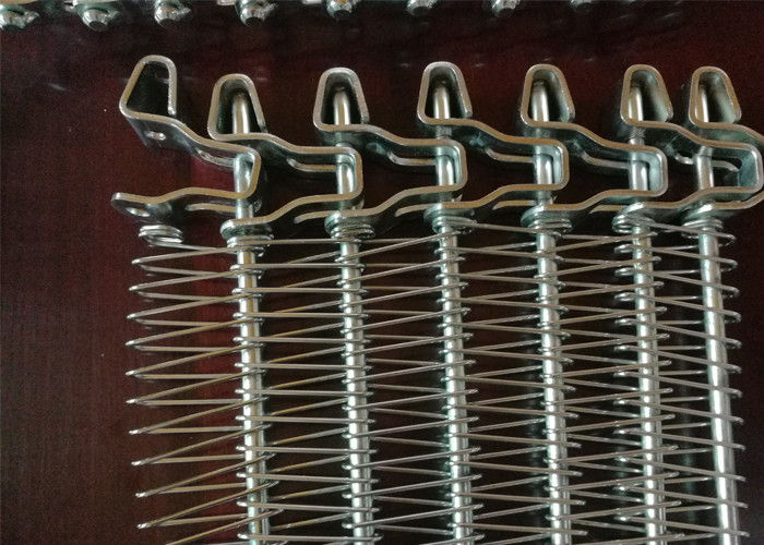 Strong Tensile Spiral Mesh Belt High Filtration Performance For Meat Tortilla Processing