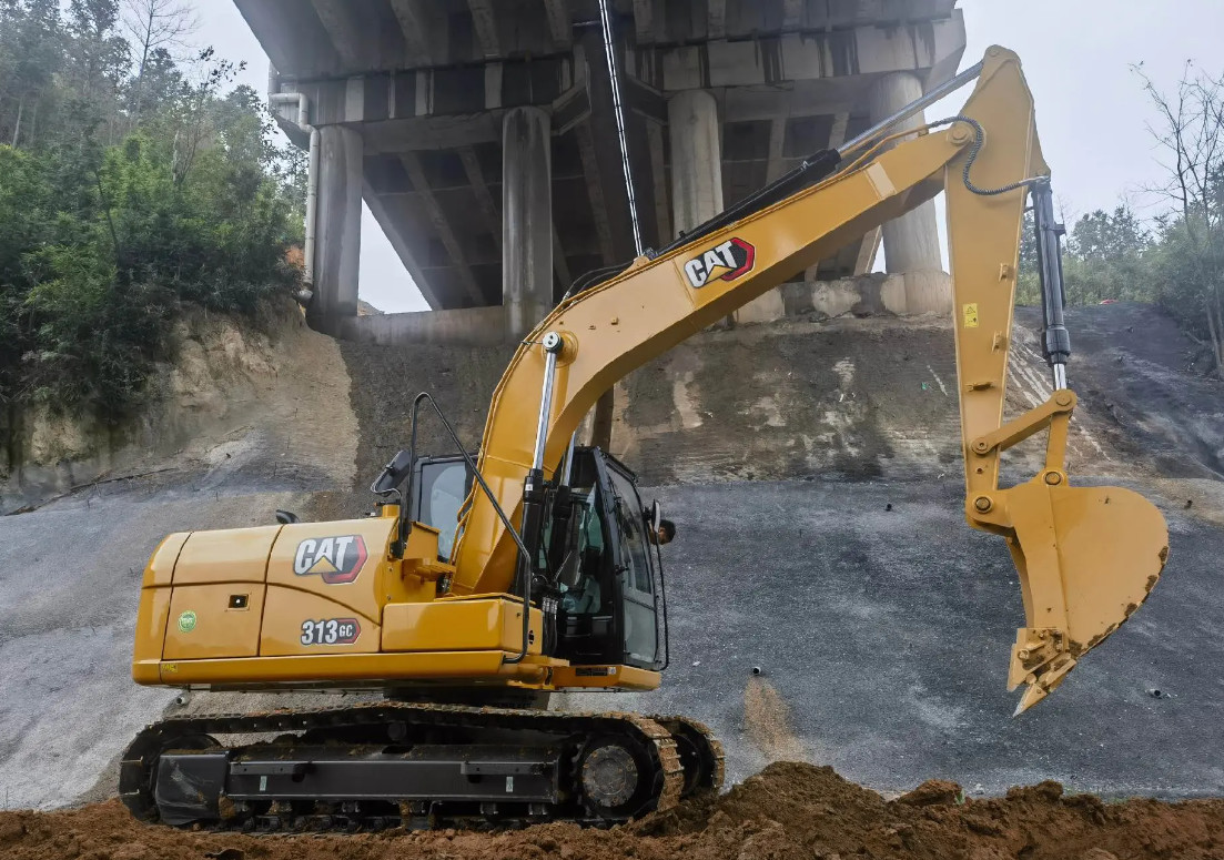 13 Ton Crawler Digger Medium Used Earthmoving Machinery Cat 313gc For Sale