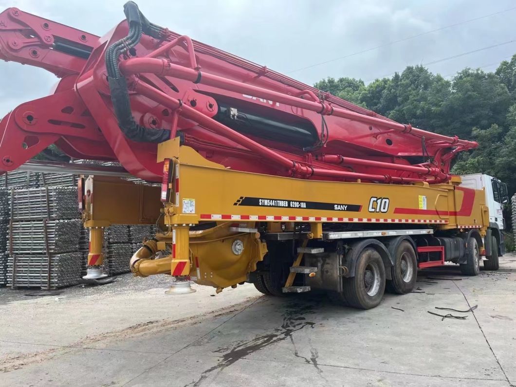 2019 SA Ny 62m Used Concrete Pump Truck Construction Machine on Mercedes Benz Concrete Boom Pump