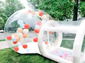 10ft X 16ft Tarpaulin PVC Inflatable Bubble House Tent For Family Fun Outdoor Leisure