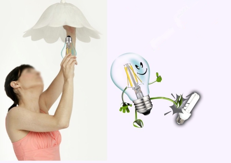LED light bulb T45 victorian classical Edison vitnage lamp gold color filament led T14 4W