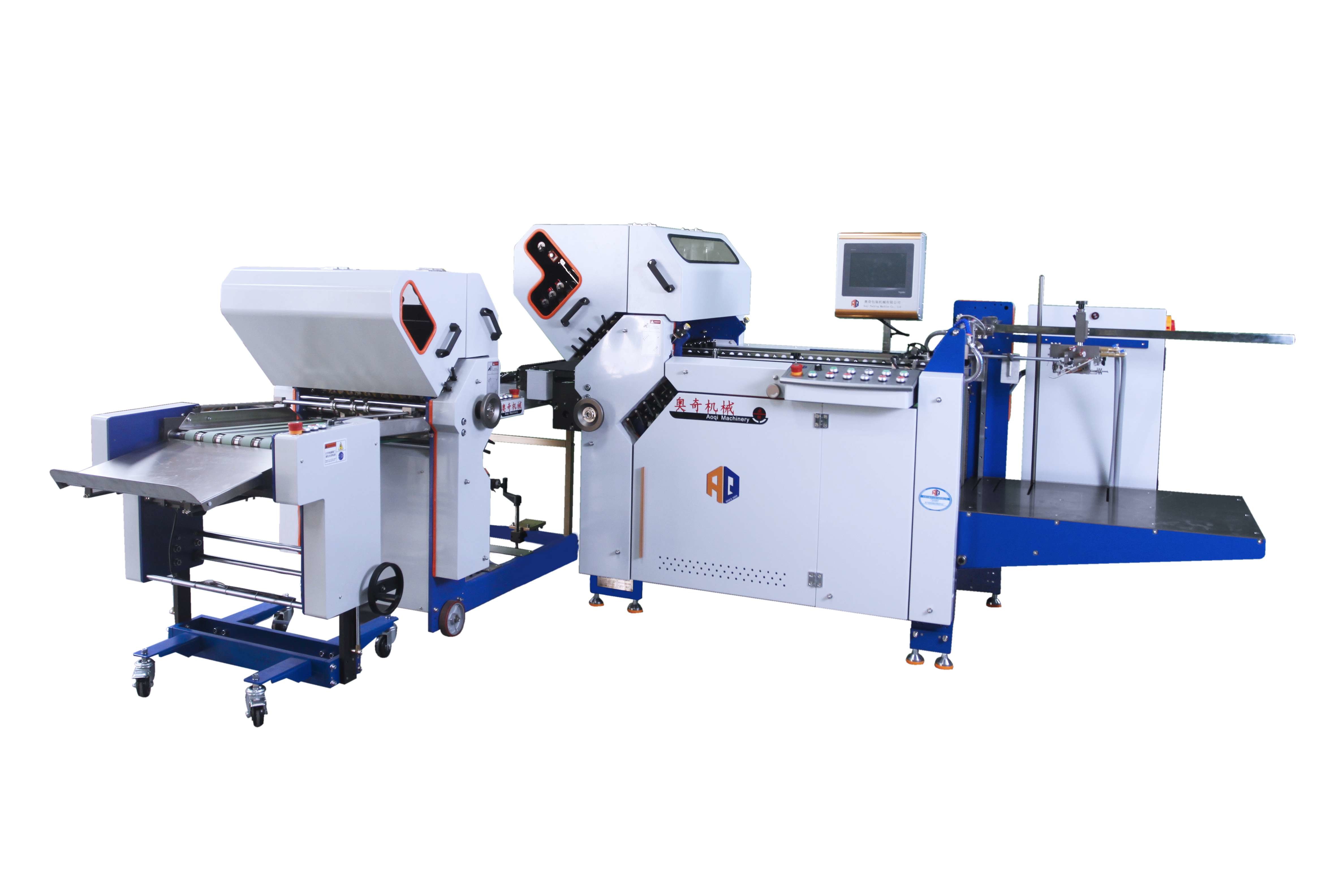Industrial Wide-Format Paper Leaflet Folding Machine With Cross Fold Unit For Inserting Use
