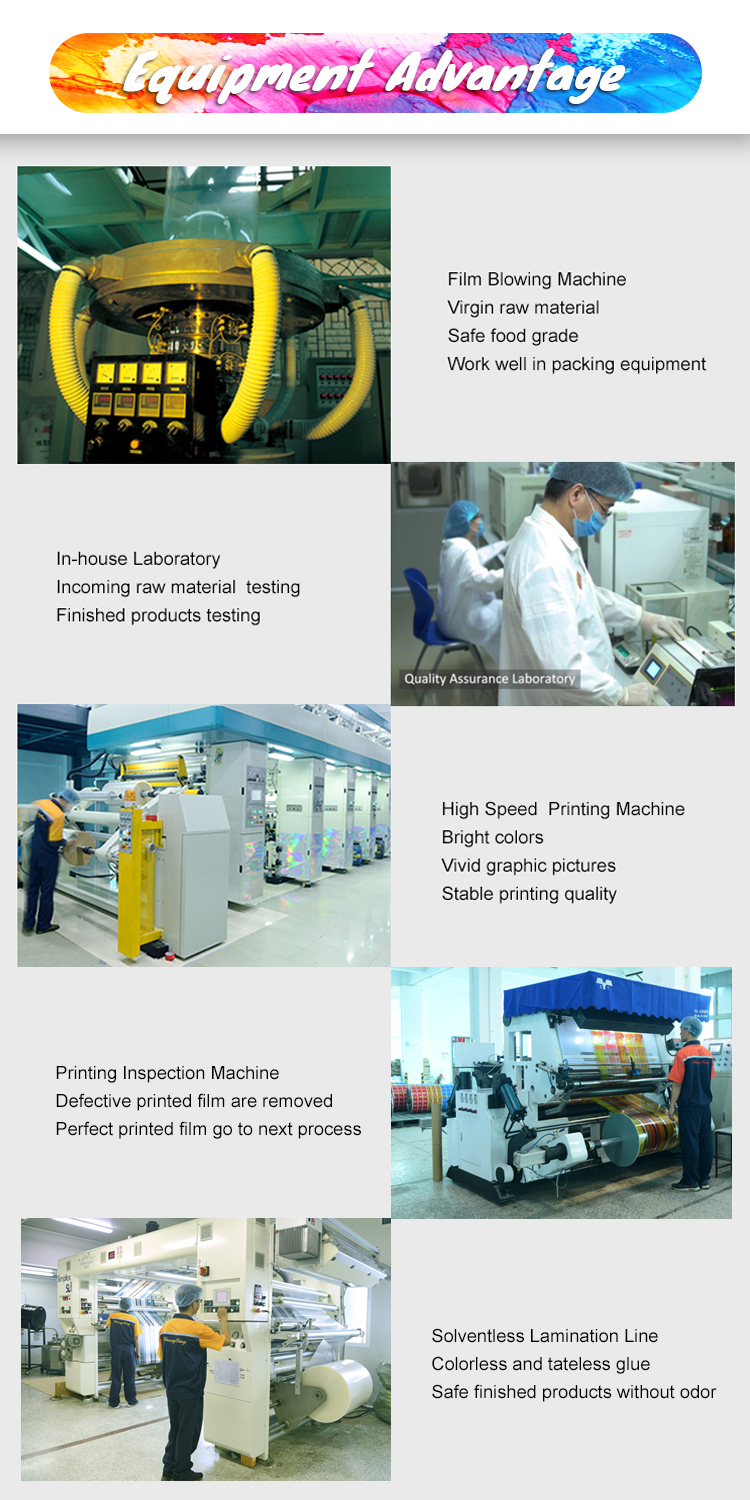 Plastic Laminated 250g Packaging Chips Bags Custom Designed Sealed