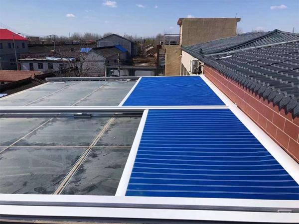 Electricity Conservatory Awning Skylight Aluminium Retractable Awning