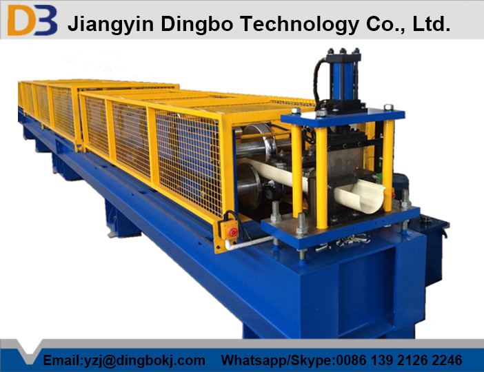 Gutter Cold Roll Forming Machines For Portable Half Round Rainwater Valley