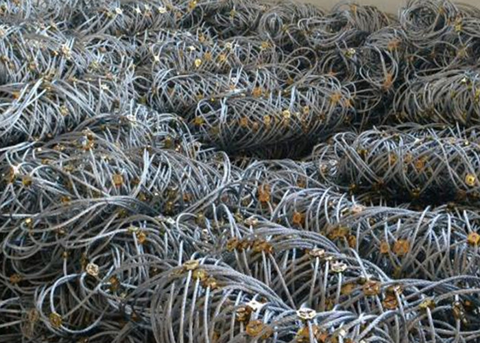 106mm Hole SS304 High Strength Wire Rope Mesh Net Plain Weave