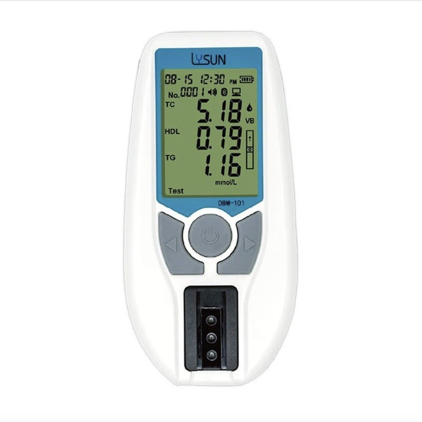 Lysun DBM-101 Renal Function Test Lipid Tester 3 In 1 Cholesterol Meter