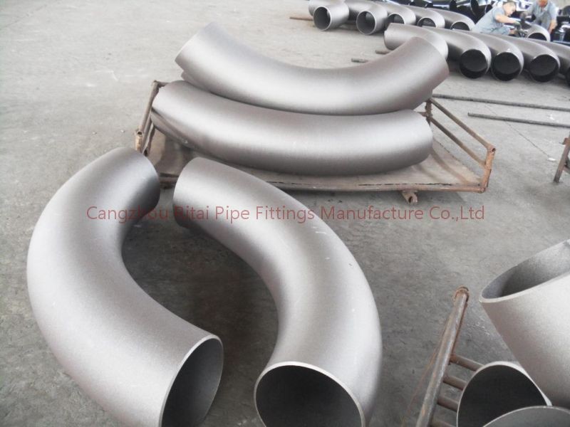 MSS Dn1200 3D Pipe Bends Long Radius 90 Degree Carbon Butt Welding