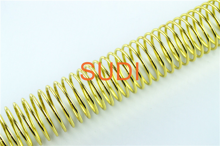 Book Gold Plated Coil Binding 32mm 4:1 Pitch