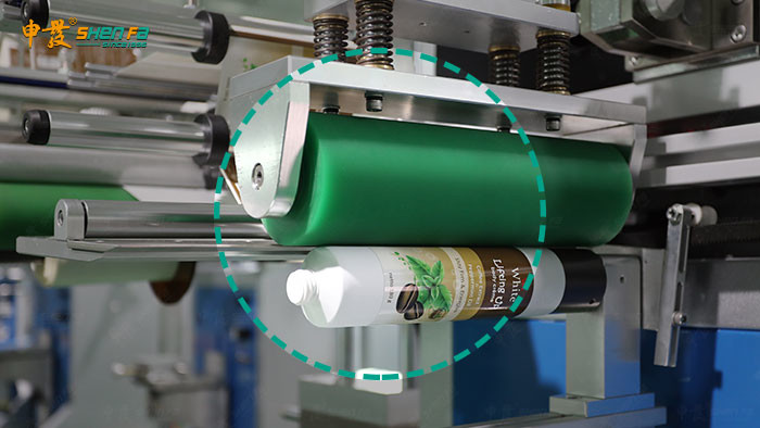 AC220V 50Hz Semi Auto Tube Bottle Labeling Machine