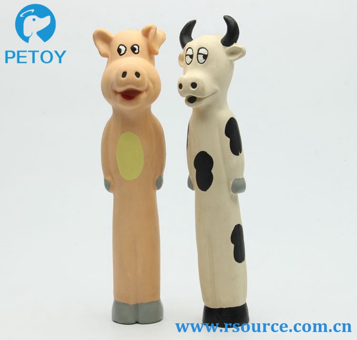 Most popular dog toys cow dog toy squeaker fun puppy toys