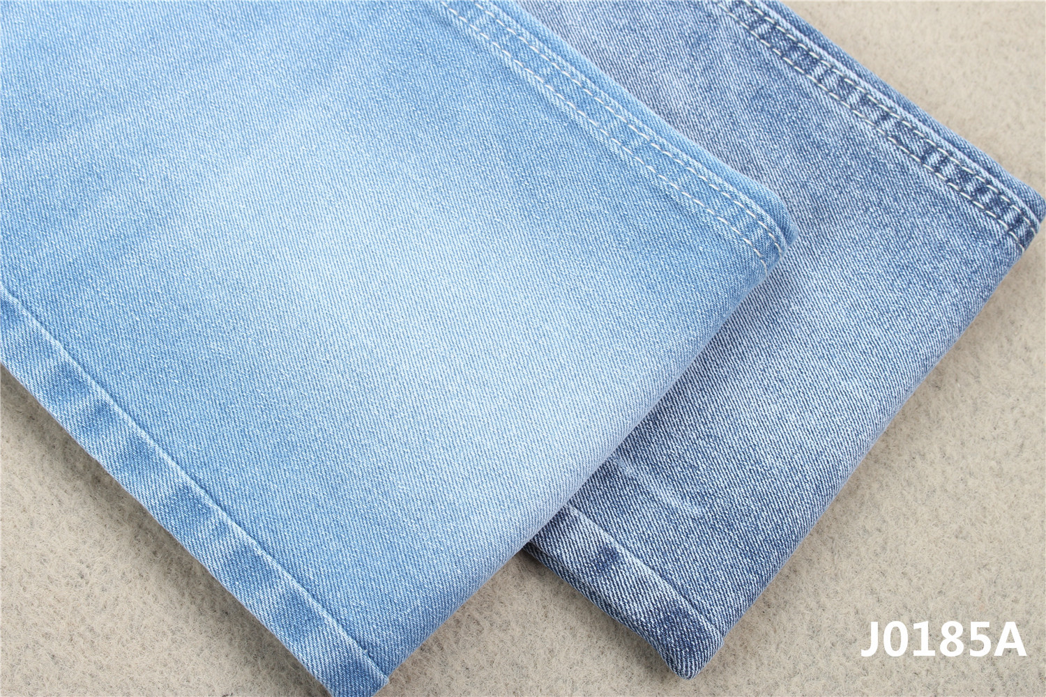 Middle Weight 9.5Oz Colored Denim Fabric Cotton Poly Spandex Power Stretch