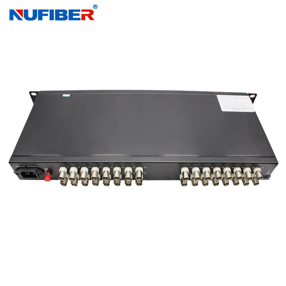 32BNC RS485 Video Audio Data Fiber Media single fiber single mode Converter Fiber Video Converter
