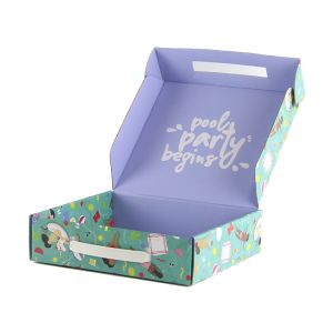 Buy cheap Cardboard Custom Subscription Boxes , Luxury Monthly Gift Box With Handle product