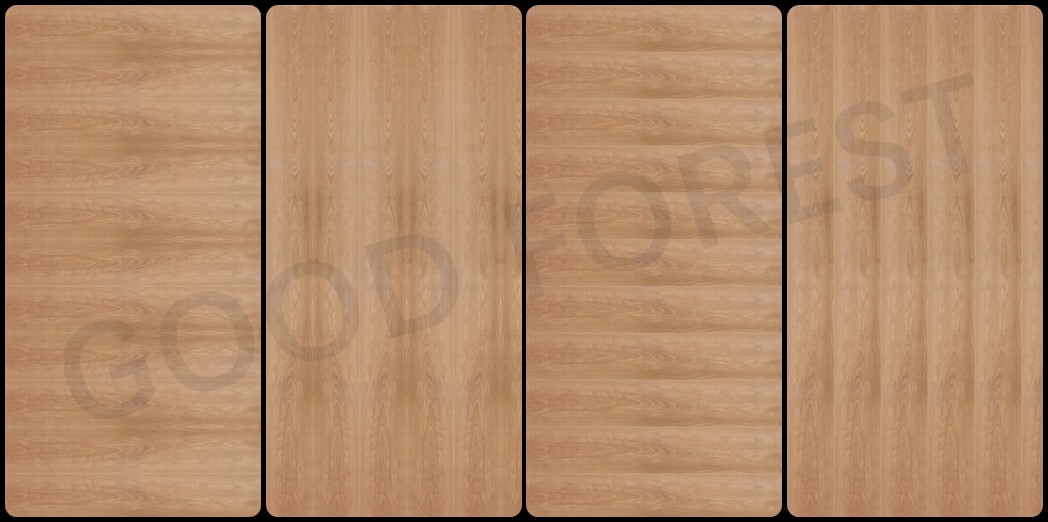 Natural Steamed Beech Veneer Wrapping Vertical Grain Veneer Excellent