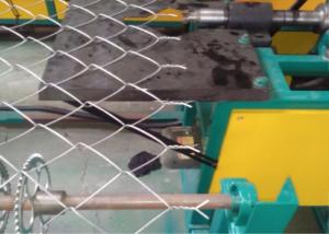 Buy cheap Construction Security Chain Link Fence Machine PLC Control Strong Impact Resistance product