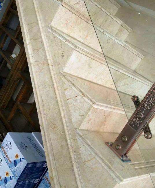 Stairs Tread Step And Risers China Factory Customized Size Marble Stone Slab Tile