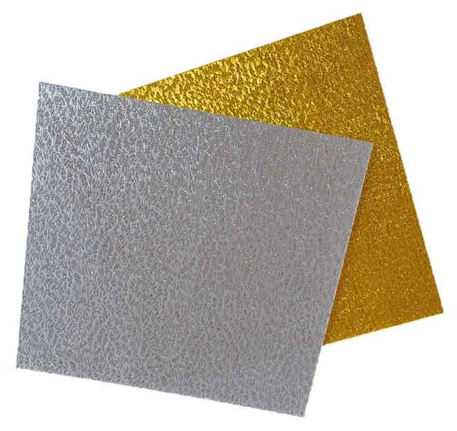 Silver Foil Texture Design Acrylic Sheet PMMA Plastic Panel Virgin Material 2.5mm-15mm