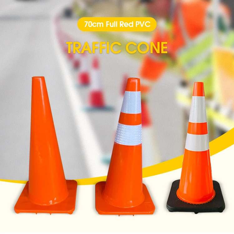 Black White Red Traffic Cones 36in Traffic Control Cones Reflective