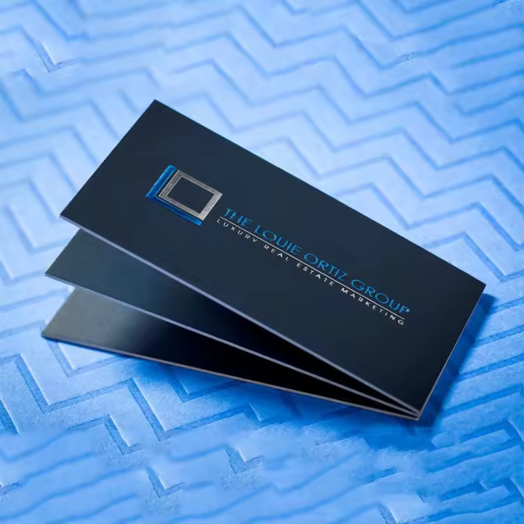 Logo Custom Cardstock Funeral Thank You Cards Personalized Coated Paper Holographic Printing