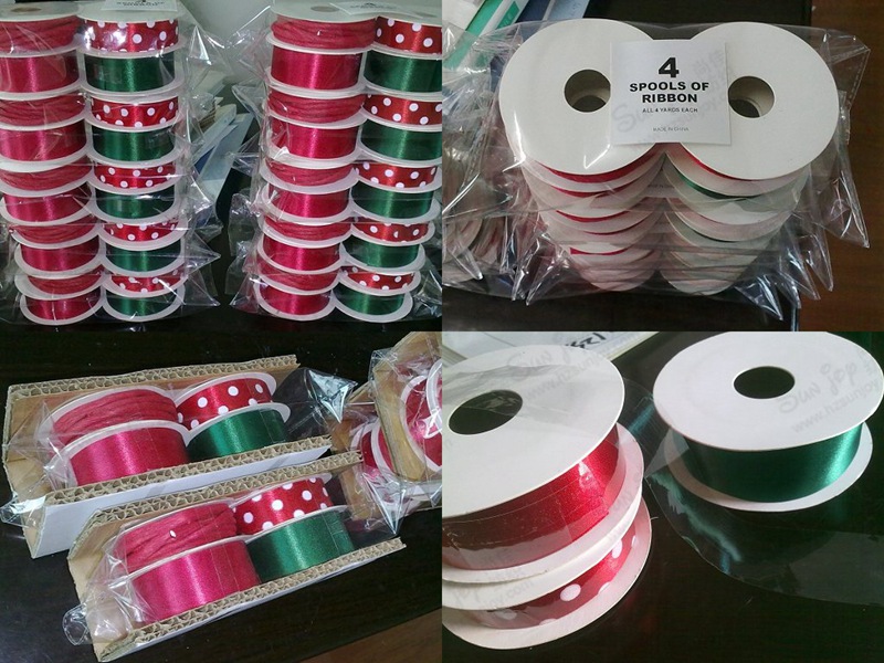 PP mixed color gift ribbon