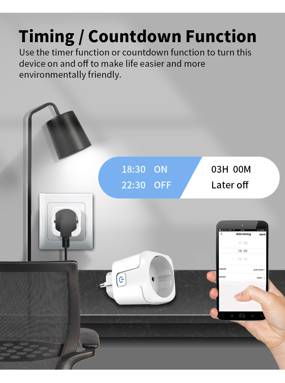 Tuya Zigbee 3.0 240v Smart Wifi Socket Plug EU 16A For Alexa Google Home Gateway
