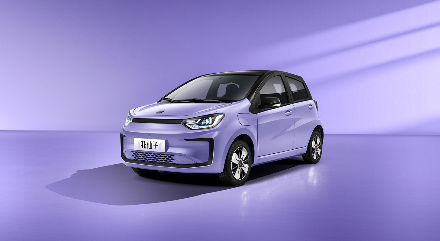 4 Seater Mini EV Cars Sihao Huaxianzi 4 Wheel High Speed Electric Car