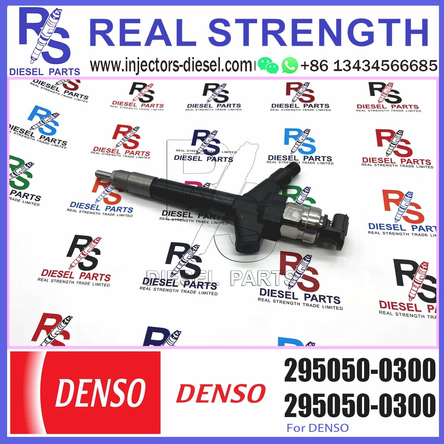 Common Rail Injector 295050-0300 For NISSAN Pathfinder NAVARA 16600-5X000 16600-5X00A