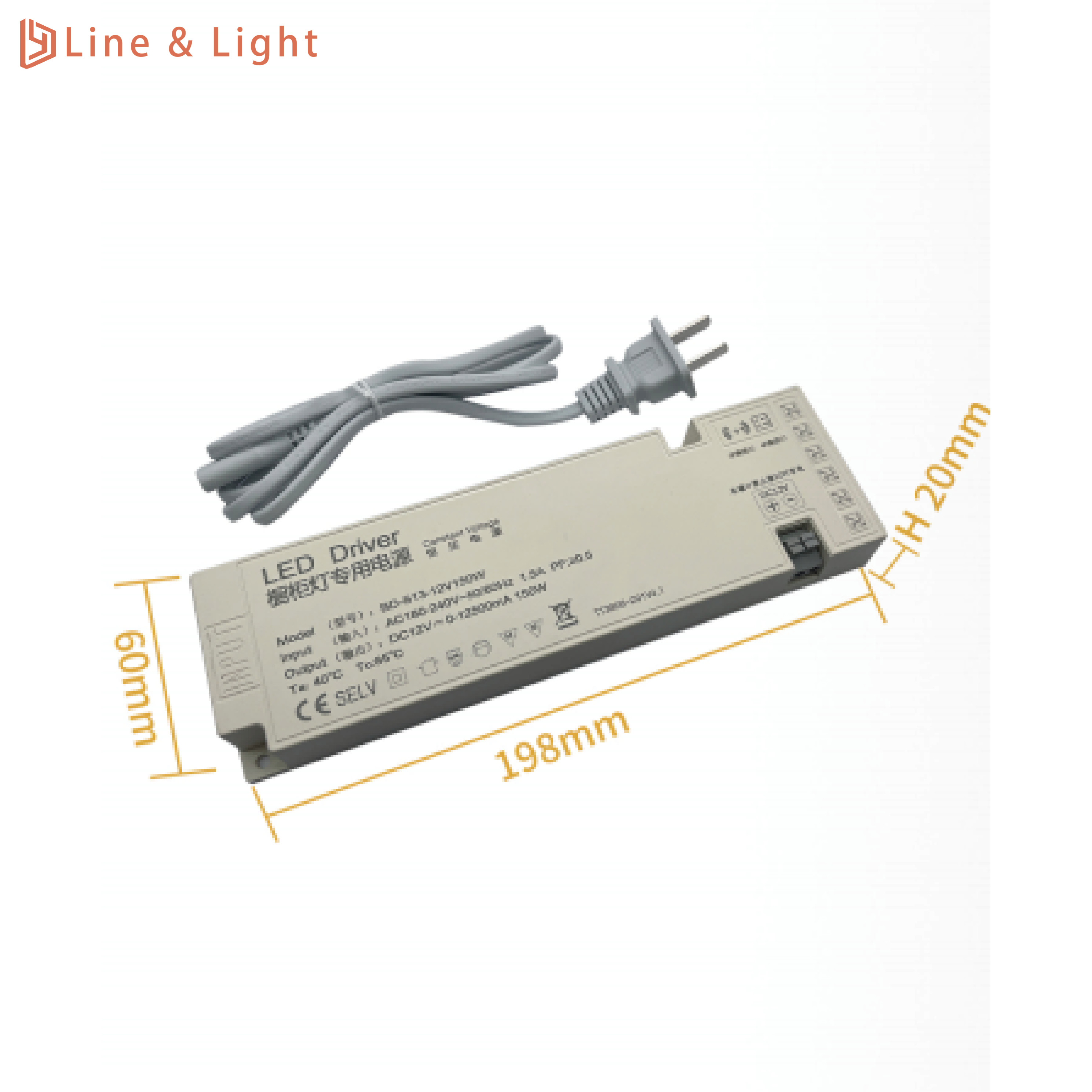Constant Current Led Power Supply led driver For Tube Panel Bulb Down light