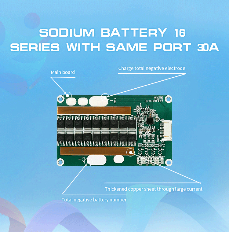 KLS LFP BMS for E-bike & Solar Storage: 4S 12V, 10A - 80A - LiFePO4 Battery Management Systems