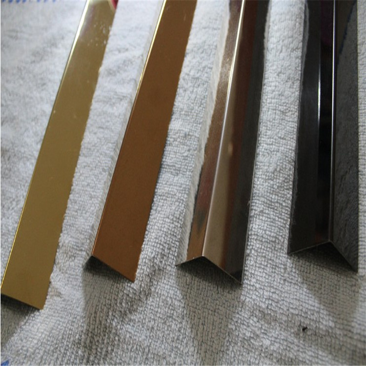 201 304 brushed stainless steel tile trim tile corner trim L shape