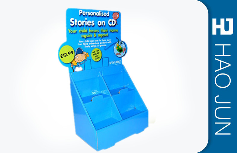 Christmas Gifts Template Retail Display Boxes For Books / Corrugated Pop Displays